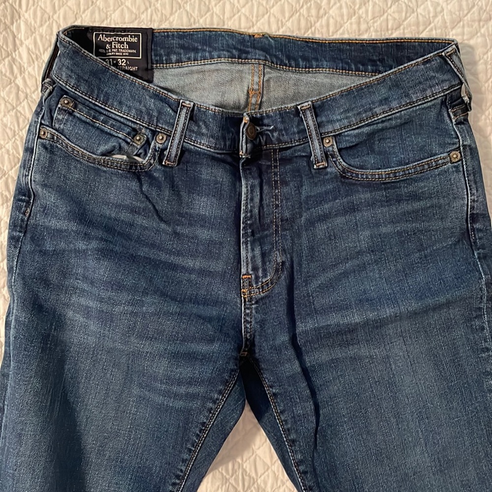 Abercrombie & Fitch Kennan straight stretch Jeans 31w 32l